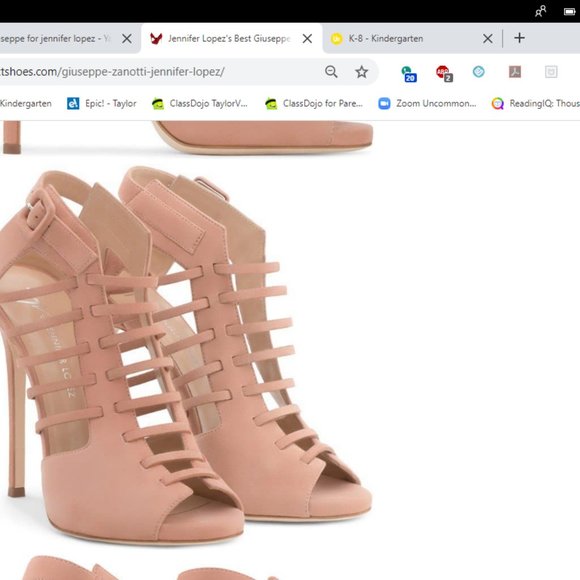 Giuseppee for Jennifer Lopez Cutout Bootie - Picture 2 of 4